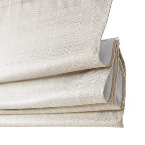 English Elm Basketweave Thermal Foambacking Roman Shade with Cordless Lift, OEKO-TEX Certified Energy-Saving Window Solution Ivory 5.08 L x 10.5 W x 7.5 H B03598222