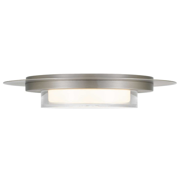 English Elm 16 Inch Square Led Flush Mount Ceiling Light with Acrylic Diffuser for Modern Interiors Chrome B370P400760