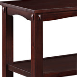 OSP Home Furnishings Lane Console Table Espresso