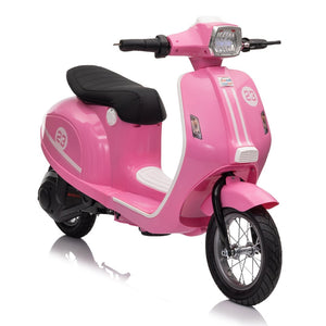 English Elm 24v Kids Electric Dirt Bike with Pneumatic Tires Suspension and Bluetooth for Ages 8-14 W1578P297858