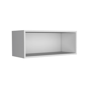English Elm Wally versatile 30" wide open wall cabinet with sturdy 25 lb shelf capacity for organized living spaces White 31.2 L x 14.2 W x 4.4 H B200P239111