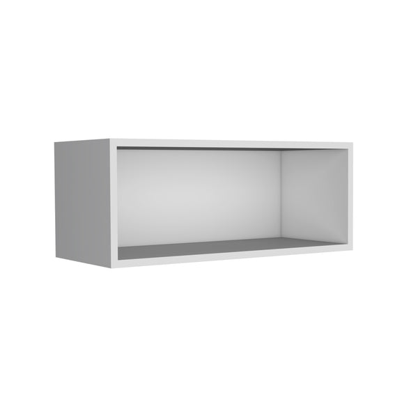 English Elm Wally versatile 30" wide open wall cabinet with sturdy 25 lb shelf capacity for organized living spaces White 31.2 L x 14.2 W x 4.4 H B200P239111