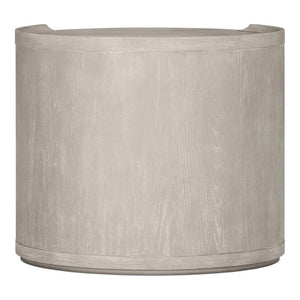 English Elm Modern Matte Two-drawer Nightstand with Dovetail Joints and Felt-lined Storage Light Gray B2741P431070