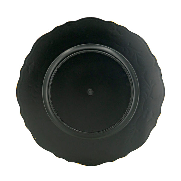 English Elm 8 Pack Plastic Charger Plates - Stylish 13" Dinnerware For Elegant Table Settings & Easy Cleanup W2078P234124