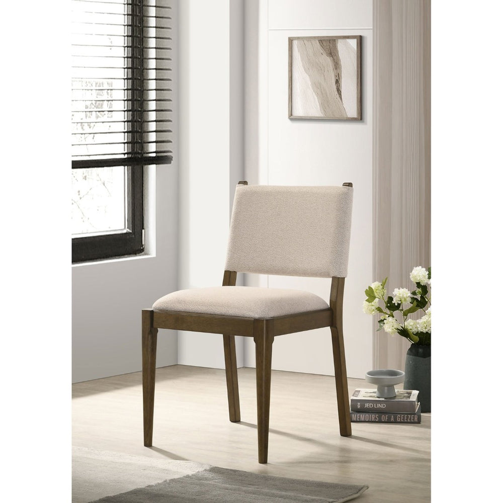 English Elm Marli Leatherette Dining Chairs with Chrome Eiffel Legs Modern Pair for Stylish Rooms B062P447972