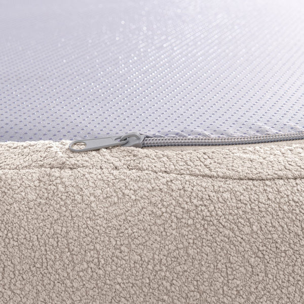 English Elm Curved Modular Sectional Sofa with High-Density Foam Compression, No-Assembly Modern Minimalist Comfort Brown W487S00356