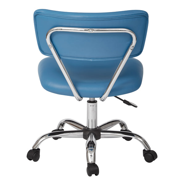 OSP Home Furnishings Vista Task Office Chair Blue