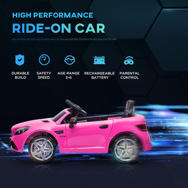 English Elm Aosom Mercedes Slc 300 Kids Ride on Electric Car with Remote 12v Battery Powered W2225P200561