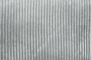 English Elm Convertible Sofa with Corduroy Upholstery, Low-Profile Legs and Pull-Out Bed for Compact Living Fog 73 L x 34 W x 23 H B089P240491