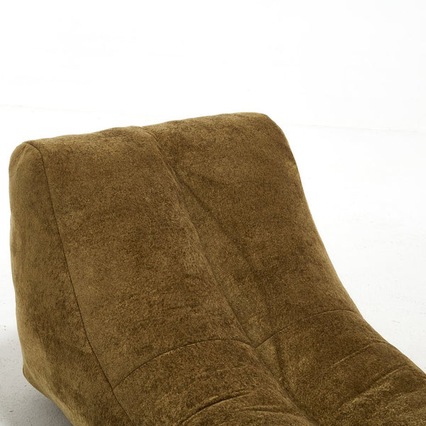 English Elm Creative Bean Bag Sofa Chair with Plush Superfiber Cover and Soft Foam Filling for Luxe Comfort Brown W1996P266259