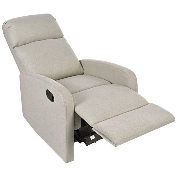 English Elm Christopher Knight Home® - Modern Recliner Plush Manual Recliner Chair with Ergonomic Support, 3-Position Backrest, Durable Fabric Comfort Wheat N763P256491A