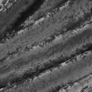 JLA Home Intelligent Design - Velvet Crushed Quilted Duvet Cover Set with Throw Pillow — Luxurious Soft Sheen, Hotel-Style Comfort Grey ID12-1793