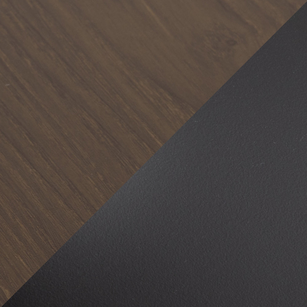 English Elm Elia Adjustable Bar Table with Walnut Top and Black Metal Base — Hydraulic Height, Tool-Free Assembly B202P223300