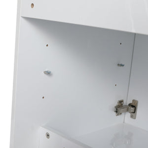 English Elm 24" Bathroom Wall Cabinet - Modern Float Mount Design With Soft-Close Doors For Style & Storage W999P312100