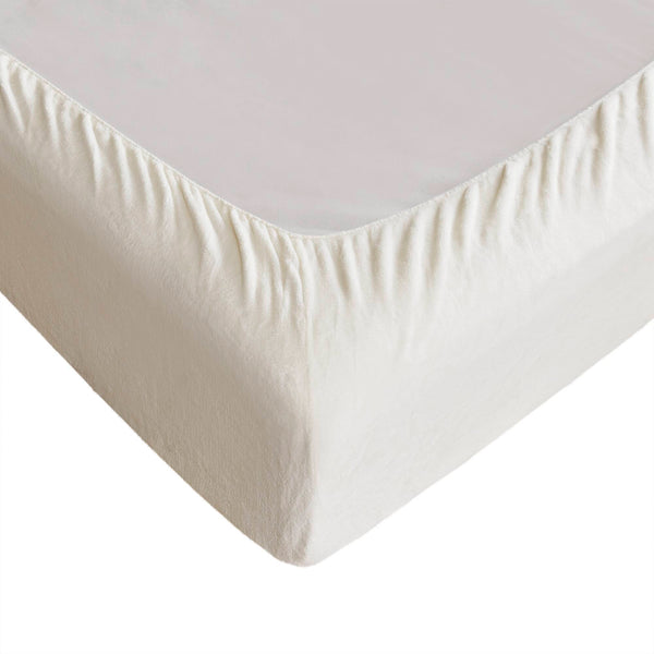 JLA Home True North by Sleep Philosophy - Micro True North Soloft Micro Plush Sheet Set – Brushed Both Sides, Lightweight Warmth, OEKO‑TEX Safe Comfortable Care Ivory BL20-0448