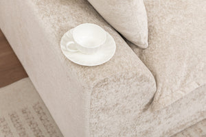 English Elm 103" Modern Modular L-Shaped Sectional Couch - Cloud-Like Comfort, No Assembly, Premium Chenille Upholstery W1170S00039