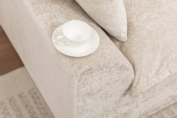 English Elm 103" Modern Modular L-Shaped Sectional Couch - Cloud-Like Comfort, No Assembly, Premium Chenille Upholstery W1170S00039