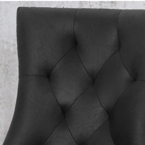 English Elm Christopher Knight Home® - Cheney Dining Chairs Set Of 2 - Elegant Microfiber With Diamond-Tufted Backrest For Comfort 54181.00MFBLK