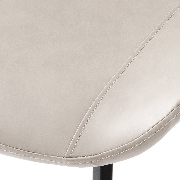 English Elm Dining Chairs Set Of 4 – Modern Faux Leather Upholstered Seats With Sturdy Metal Legs For Style & Comfort W3316P349318