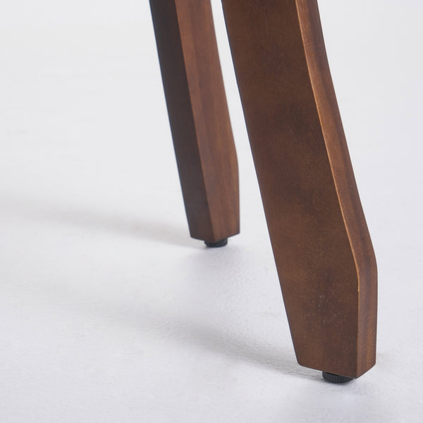 English Elm Christopher Knight Home® - PIKE Primrose Outdoor Dark Gray Acacia Wood Barstools Set of 2 — Backless, Water-Resistant, 30" High Comfort 60810.00DBRN