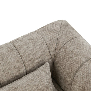 English Elm 145.5 Inch 4 Piece Modular Sectional Sofa Polyester Low Profile Living Room Couch Espresso N767P346281E