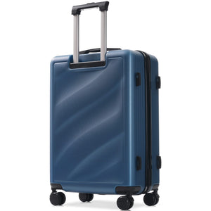 English Elm Luggage 3 Piece Hardshell Abs Set with Spinner Wheels Tsa Lock Travel Ready Dark Blue N730P304620C