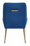 Maxine Dining Chair Navy Blue & Gold 109715 Zuo Modern