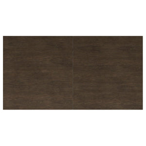 English Elm Jamie Trestle Base Mahogany Veneer Extendable Dining Table for Farmhouse Rooms B062P447822