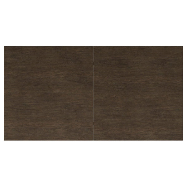 English Elm Jamie Trestle Base Mahogany Veneer Extendable Dining Table for Farmhouse Rooms B062P447822