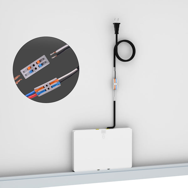 English Elm 60x40 LED Bathroom Mirror with Aluminum Frame, IP44 Waterproof, 3-Mode Touch Dimmer, Plug or Hardwire W708P235376