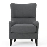 Christopher Knight Home® - Noble House - Quentin Charcoal Fabric Sofa Chair