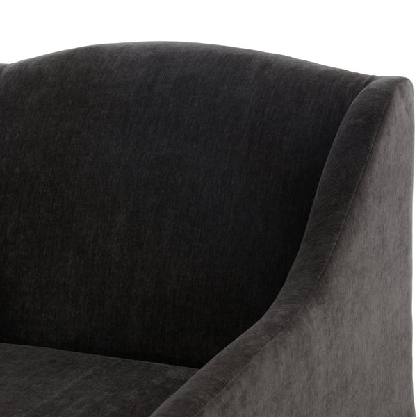 English Elm Luisa Swivel Accent Chair Skirted Tailored Silhouette for Formal Living Rooms Mink B050P451388