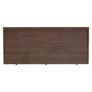 English Elm Ralston Handcrafted Desk In Distressed Charcoal Brown - Stylish, Functional, And Perfect For Small Spaces B136P159561-GIGA