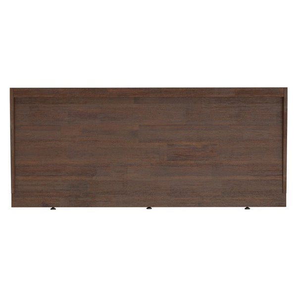 English Elm Ralston Handcrafted Desk In Distressed Charcoal Brown - Stylish, Functional, And Perfect For Small Spaces B136P159561-GIGA
