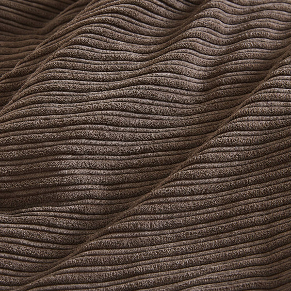 English Elm 7 Piece Micro Corduroy Comforter Set In Brown - Cozy, Chic, And Lodge-Inspired Bedroom Ensemble B035P266665