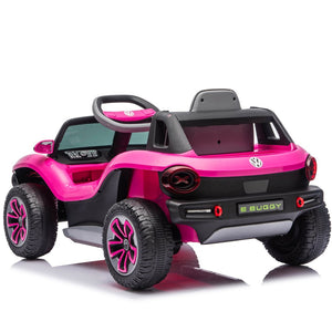 English Elm 12v Licensed Volkswagen Beetle Ride on Car with Remote Control and Suspension for Kids Pink W1578P416240