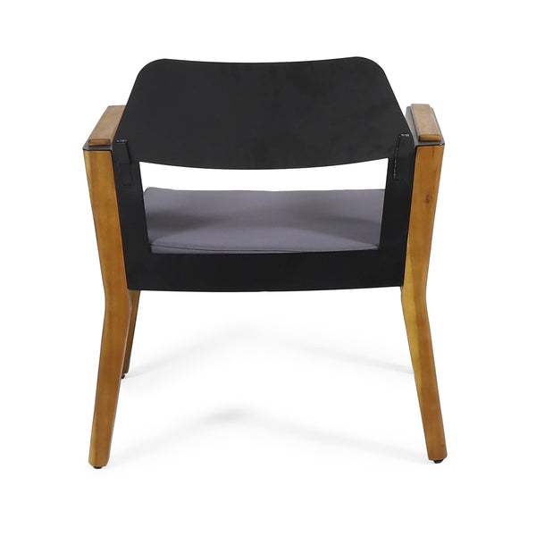English Elm Christopher Knight Home® - SOHO Teak Club Chair Set of 2 - Acacia Wood Frames, Water-Resistant Cushions, Modern Industrial Outdoor Seating 67975.00DGRY