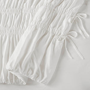 English Elm 3PCS Queen Comforter Set – Ultra-Soft Washed Microfiber Comforter with Plush Poly Fill, Cozy Luxury Bedding White 16.73 L x 12.99 W x 7.87 H B035P341083