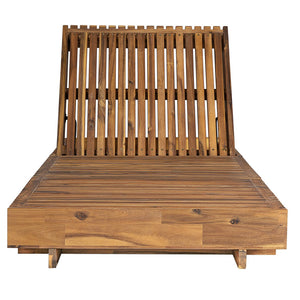 English Elm Christopher Knight Home® - Lounge Chaise Set - Durable Acacia Wood With Plush Water-Resistant Cushions & Adjustable Backrest N770P281696T_65429.00CUSHDGRY