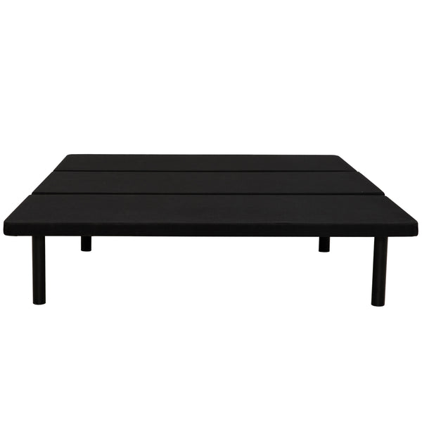 English Elm Bedroom Upholstered Platform Bed Frame Twin with Minimalist Design, Sturdy Support & Storage Space Black 39 L x 25 W x 7 H B2741P283775