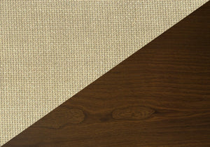 English Elm Dining Chair Set of 2 Mid Century Modern Sand Upholstered Walnut Tapered Wood Legs B2710P461756