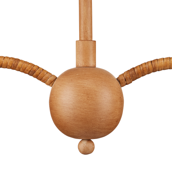 Saxon Rattan Linear Chandelier: Elegant Modern Lighting for Kitchen Islands & Coastal Chic Decor