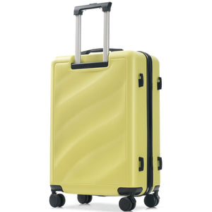English Elm Luggage Set Three Piece Hard Shell Abs Suitcases with Spinner Wheels Tsa Lock Travel Tea Green N730P304620G