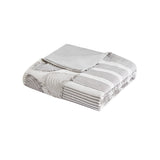 Intelligent Design Astoria Modern/Contemporary Clip Jacquard Duvet Cover Set ID12-2164 Grey