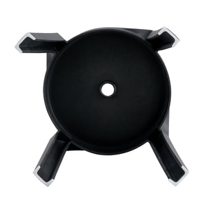 English Elm 6 Stackable Classroom Stools Set of 6 Durable Plastic Nesting Round Seats 330lb Capacity Indoor Outdoor Seating Black W370P165823