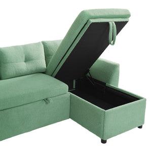 English Elm Swivel Barrel Accent Chair Chenille Tufted Round Club Seat for Living Room Lounge Green N719S002210F