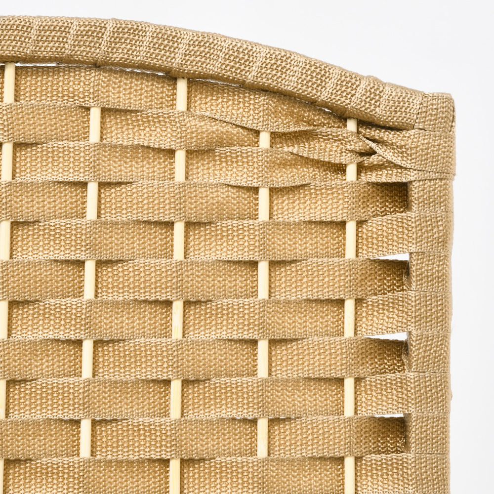 English Elm Homcom 6-Panel Folding Room Divider - Stylish Privacy Screen For Home Office & Bedroom Decor W2225P200677