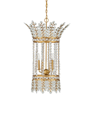 Currey & Company Bradshaw Chandelier - Elegant Art Deco Design With Crystal Accents For Timeless Illumination And Style Gold Glass ,Crystal ,Wrought Iron 9000-1296-currey-company