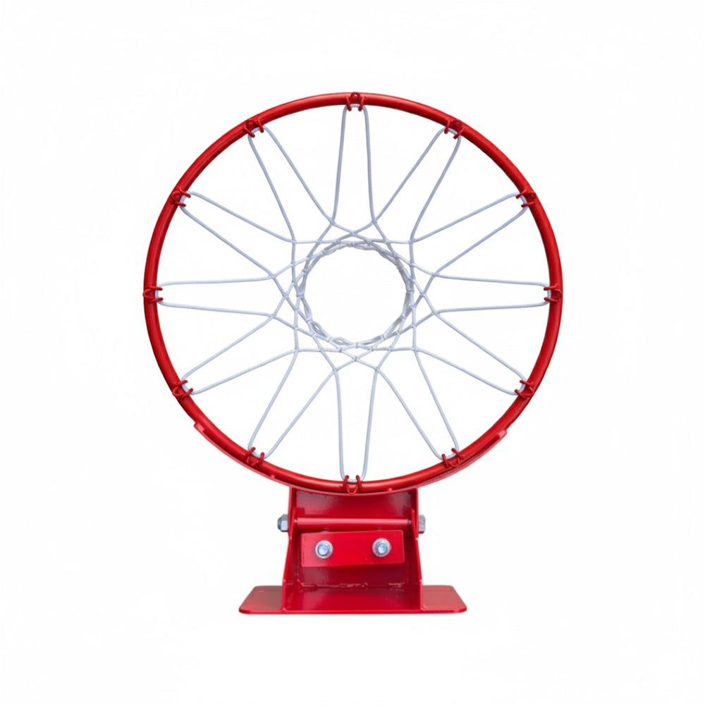 English Elm Basketball Wall Mount Hoop Steel Rim Heavy Duty Net Indoor Outdoor All Season Play W3087P379523