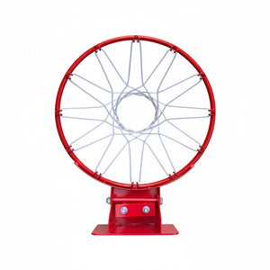 English Elm Basketball Wall Mount Hoop Steel Rim Heavy Duty Net Indoor Outdoor All Season Play W3087P379523